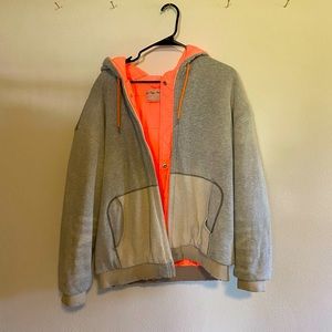 Free people reversible hoodie jacket